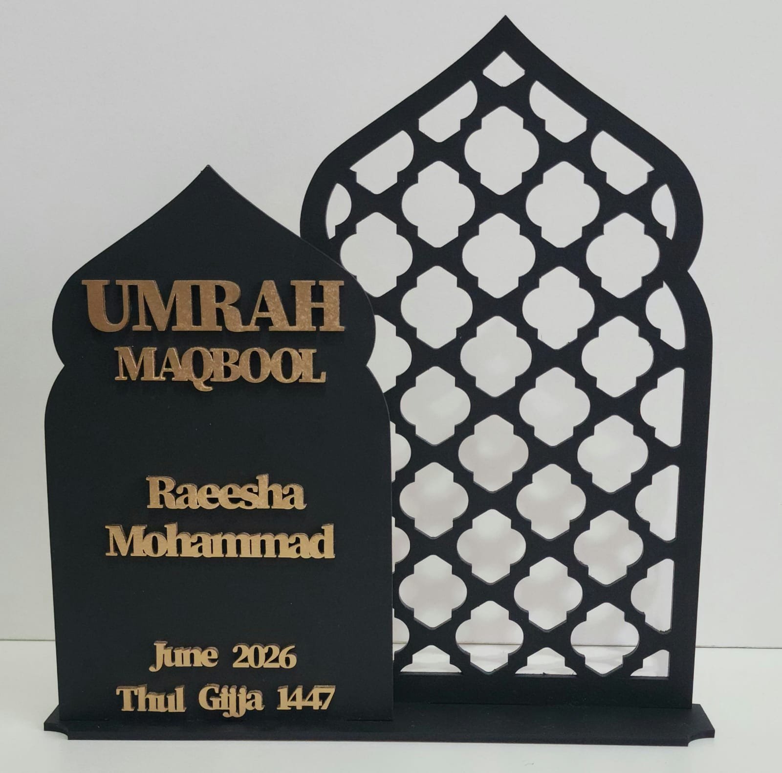 Umrah/Hajj Stand - Single without Pic