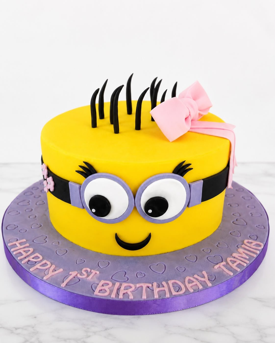 Lady Minion Cake