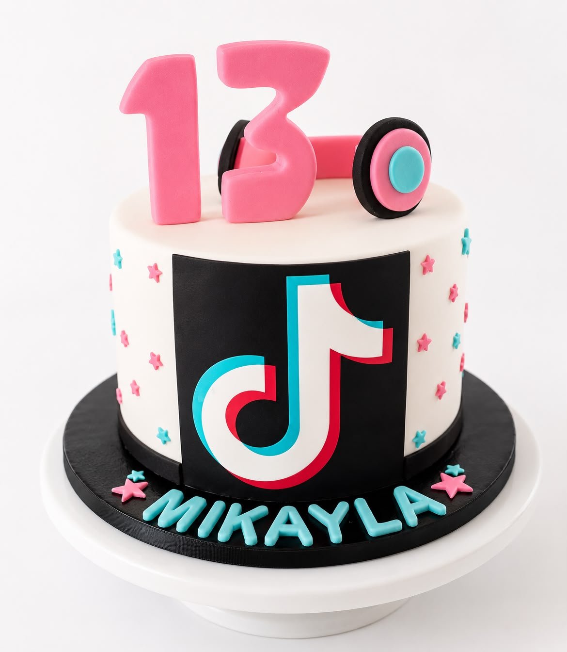 TikTok-Inspired Birthday Cake