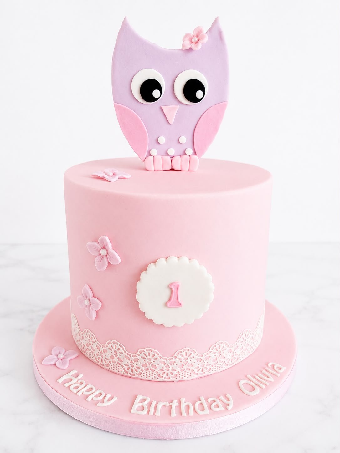 Owl Birthday Cake