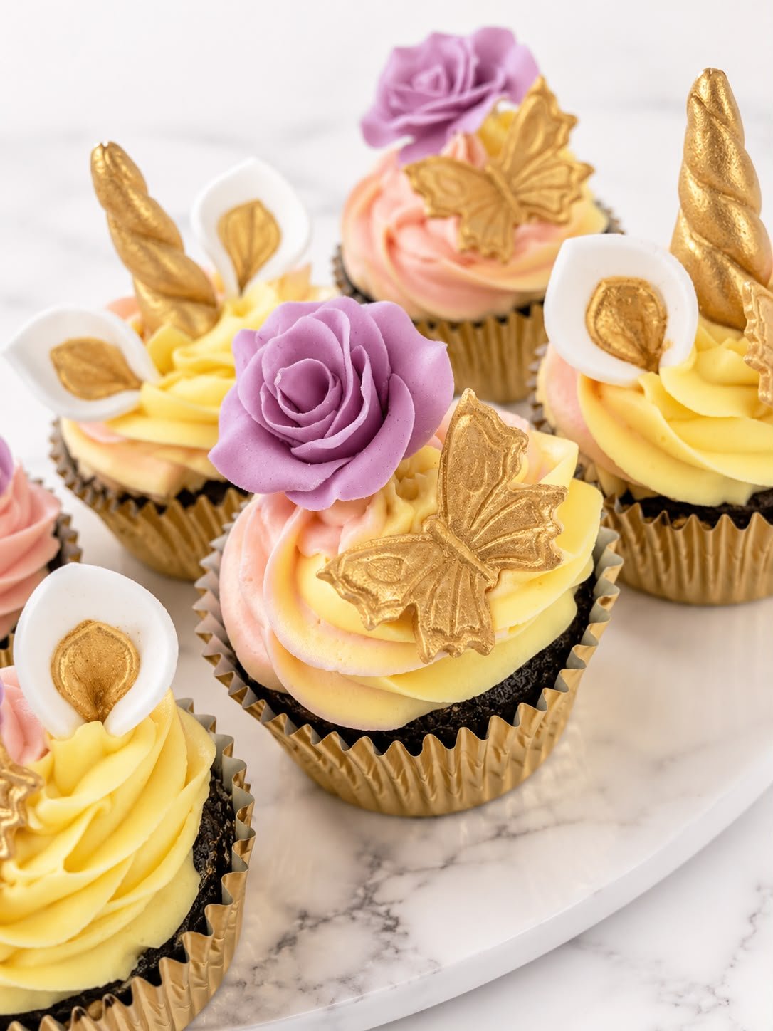 Adult Anniversary Cupcakes
